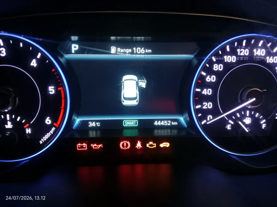 Foto Mobil Bekas Odometer Hyundai Palisade 2.2 tahun 2022