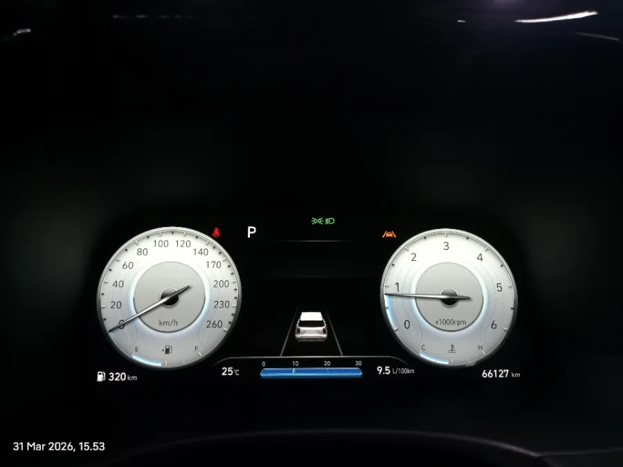 Foto Mobil Bekas Odometer Hyundai Palisade 2.2 tahun 2022