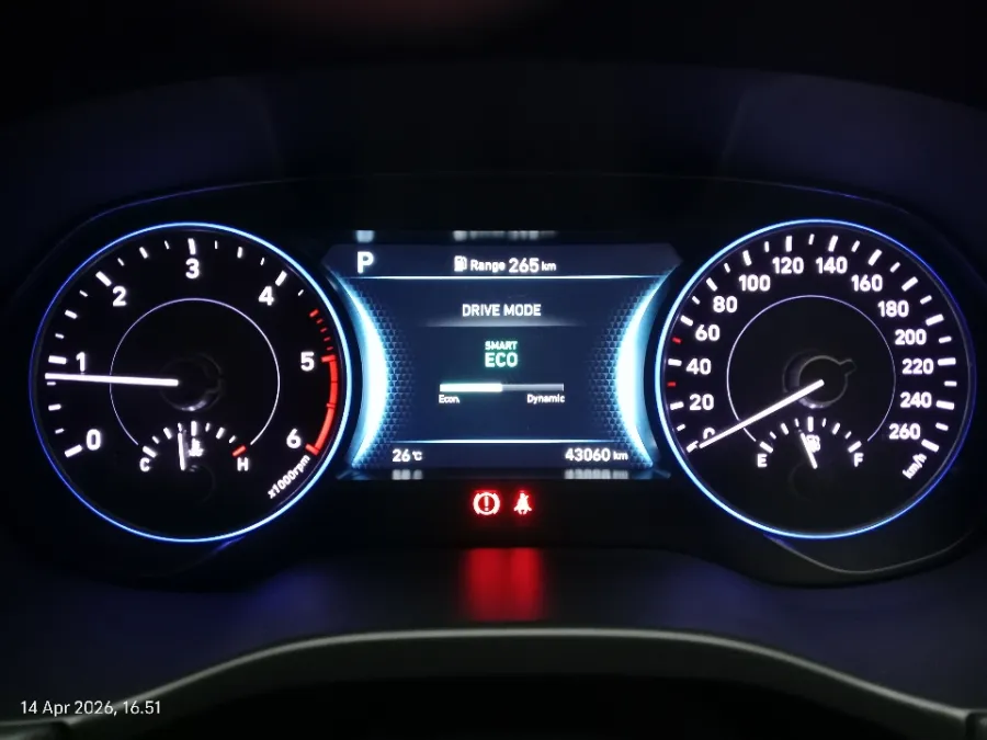 Foto Mobil Bekas Odometer Hyundai Palisade 2.2 tahun 2022