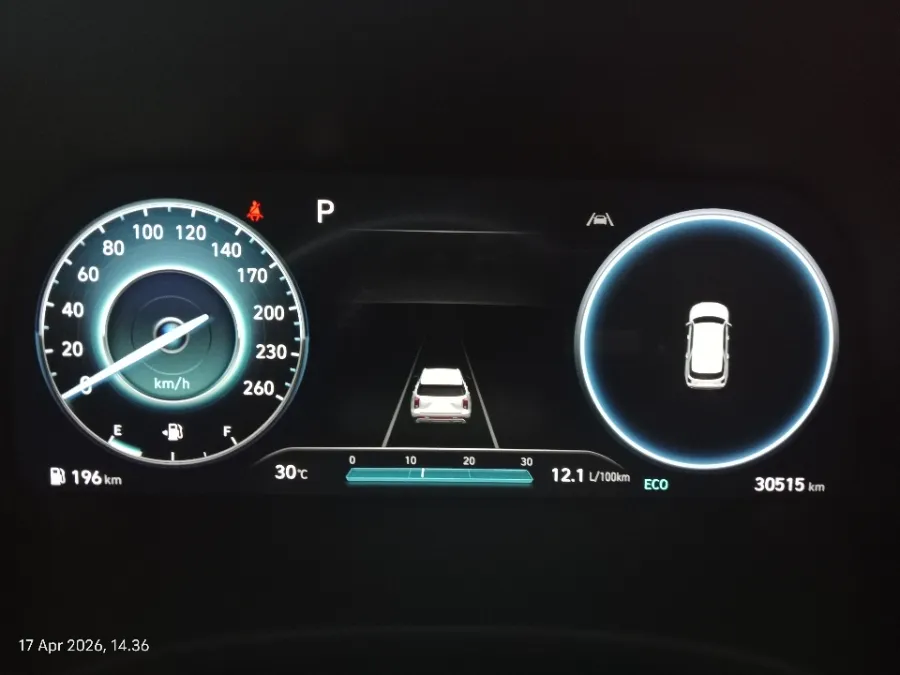 Foto Mobil Bekas Odometer Hyundai Palisade 2.2 tahun 2022