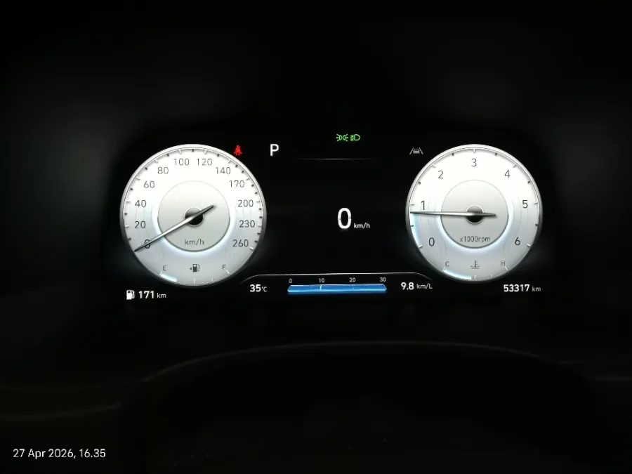 Foto Mobil Bekas Odometer Hyundai Palisade 2.2 tahun 2022