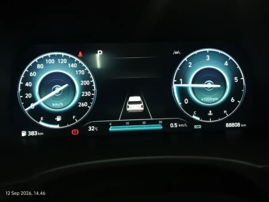 Foto Mobil Bekas Odometer Hyundai Palisade 2.2 tahun 2022