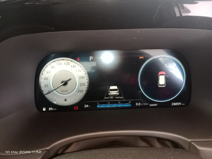 Foto Mobil Bekas Odometer Hyundai Palisade 2.2 tahun 2023