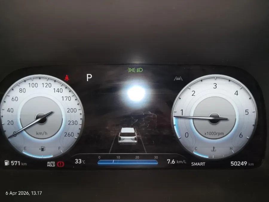 Foto Mobil Bekas Odometer Hyundai Palisade 2.2 tahun 2023