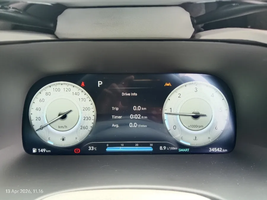 Foto Mobil Bekas Odometer Hyundai Palisade 2.2 tahun 2023