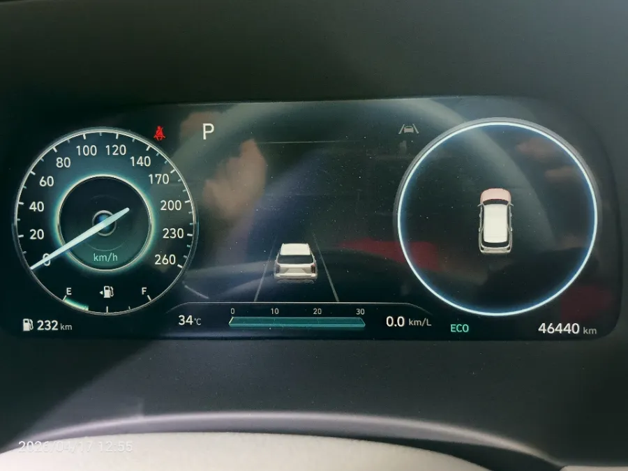 Foto Mobil Bekas Odometer Hyundai Palisade 2.2 tahun 2023