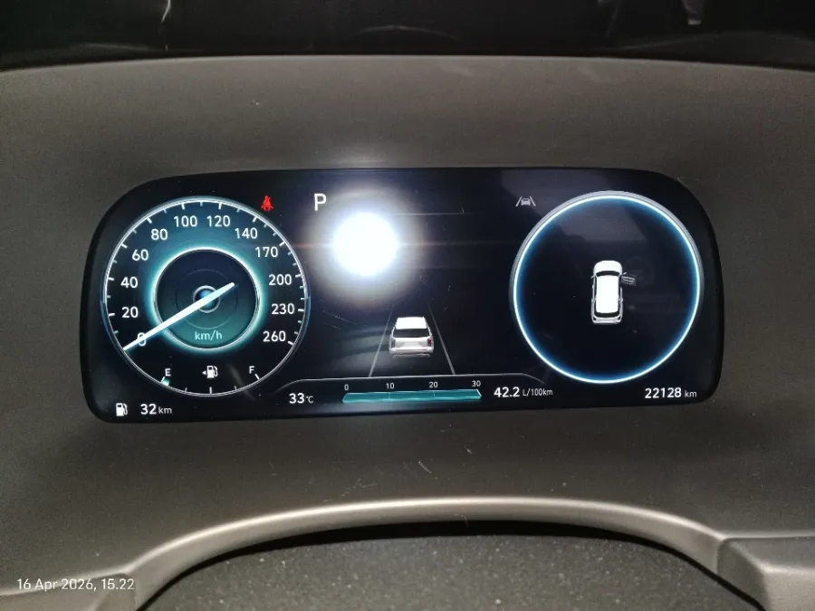 Foto Mobil Bekas Odometer Hyundai Palisade 2.2 tahun 2023