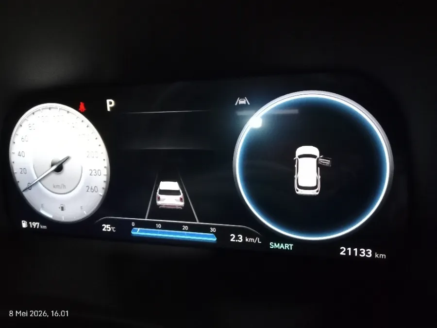 Foto Mobil Bekas Odometer Hyundai Palisade 2.2 tahun 2023