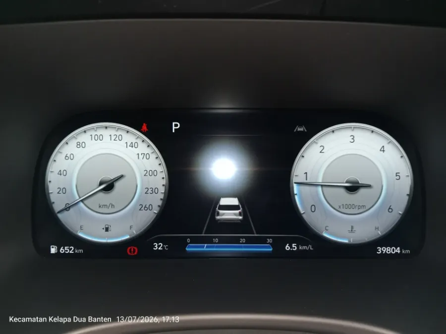Foto Mobil Bekas Odometer Hyundai Palisade 2.2 tahun 2023