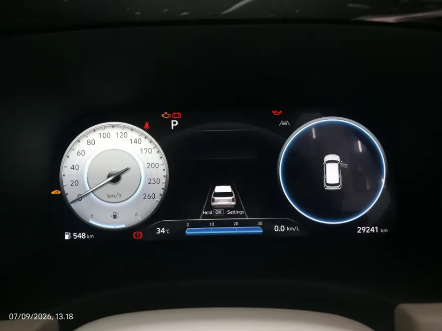 Foto Mobil Bekas Odometer Hyundai Palisade 2.2 tahun 2023