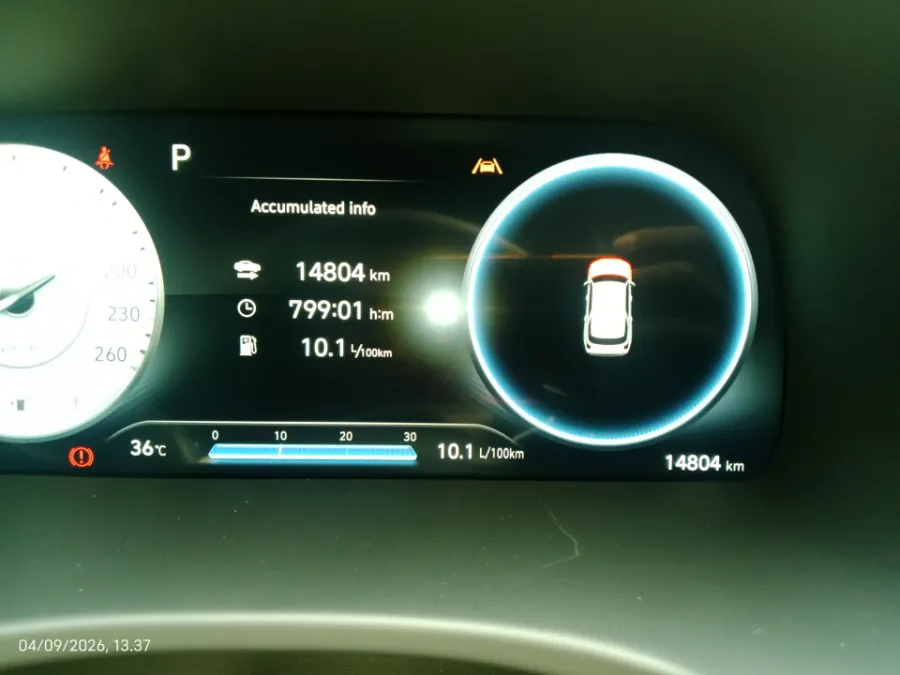 Foto Mobil Bekas Odometer Hyundai Palisade 2.2 tahun 2023