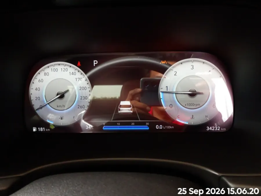 Foto Mobil Bekas Odometer Hyundai Palisade 2.2 tahun 2023