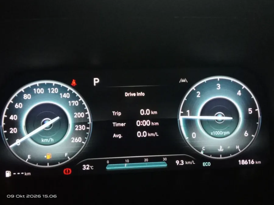 Foto Mobil Bekas Odometer Hyundai Palisade 2.2 tahun 2023