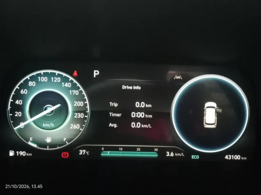 Foto Mobil Bekas Odometer Hyundai Palisade 2.2 tahun 2023