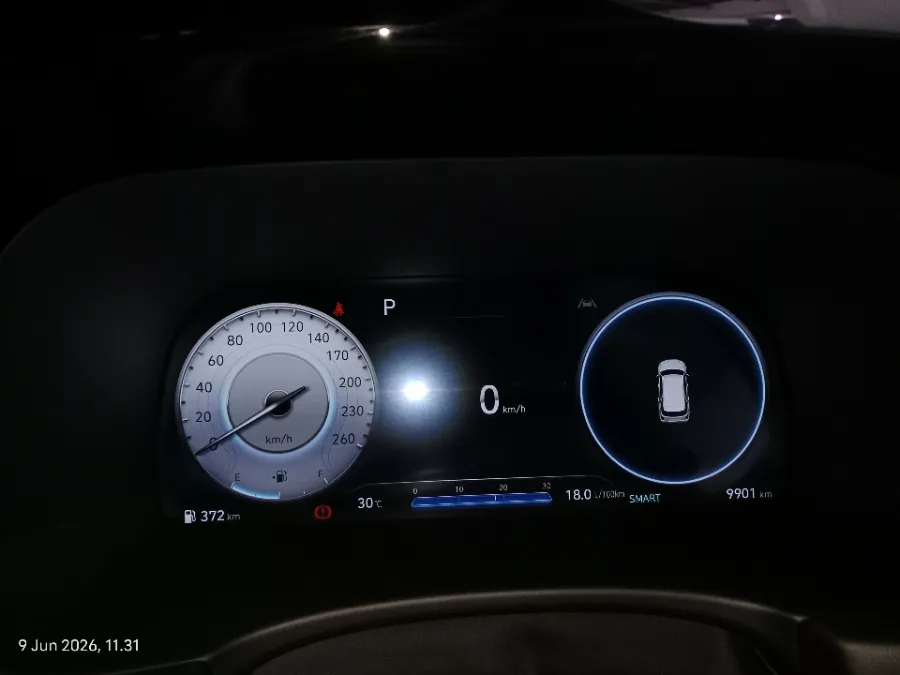 Foto Mobil Bekas Odometer Hyundai Palisade 2.2 tahun 2024