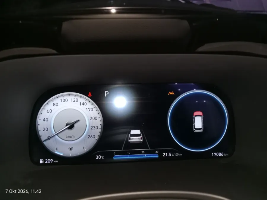 Foto Mobil Bekas Odometer Hyundai Palisade 2.2 tahun 2024