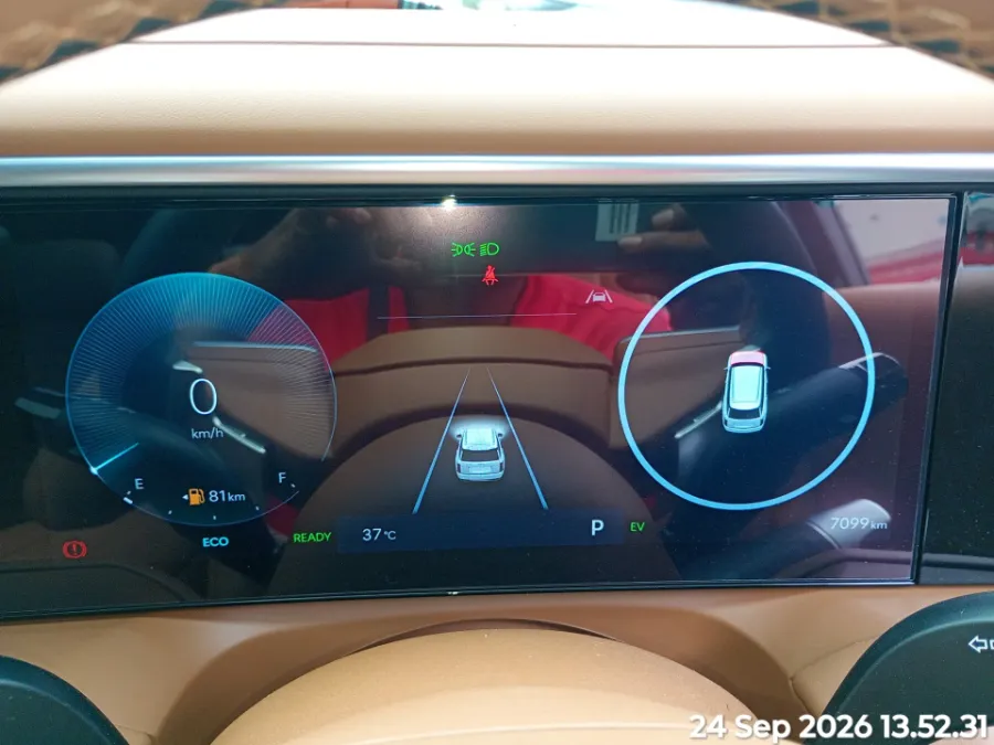 Foto Mobil Bekas Odometer Hyundai Palisade Hybrid 2.5 Calligraphy tahun 2025