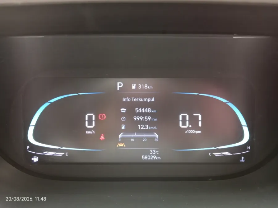 Foto Mobil Bekas Odometer Hyundai Stargazer 1.5 Prime tahun 2022
