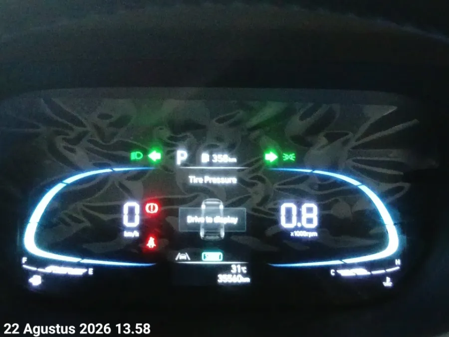 Foto Mobil Bekas Odometer Hyundai Stargazer 1.5 Prime tahun 2022