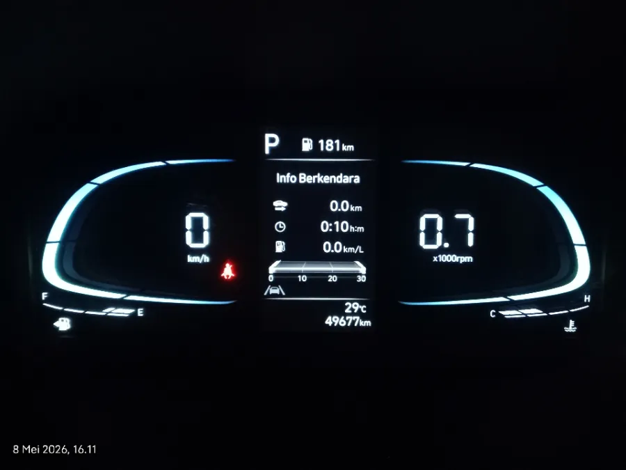 Foto Mobil Bekas Odometer Hyundai Stargazer 1.5 Prime tahun 2023