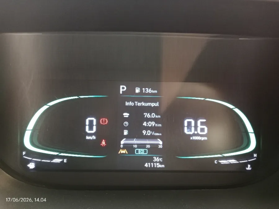 Foto Mobil Bekas Odometer Hyundai Stargazer 1.5 Prime tahun 2023