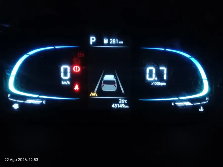Foto Mobil Bekas Odometer Hyundai Stargazer 1.5 Prime tahun 2023
