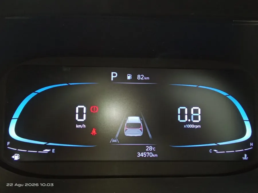 Foto Mobil Bekas Odometer Hyundai Stargazer 1.5 Prime tahun 2023