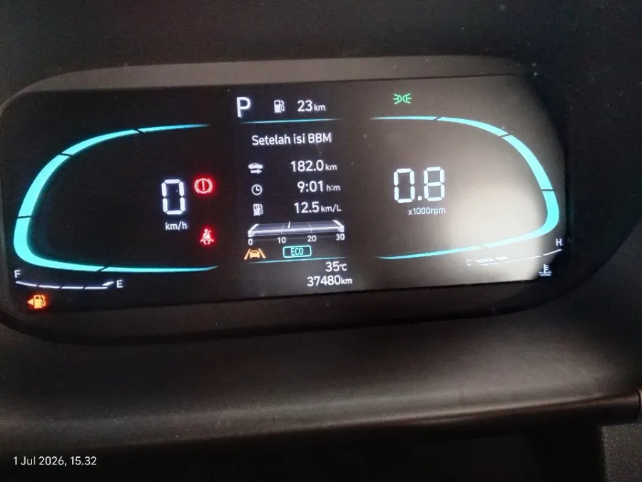 Foto Mobil Bekas Odometer Hyundai Stargazer X 1.5 Prime tahun 2023