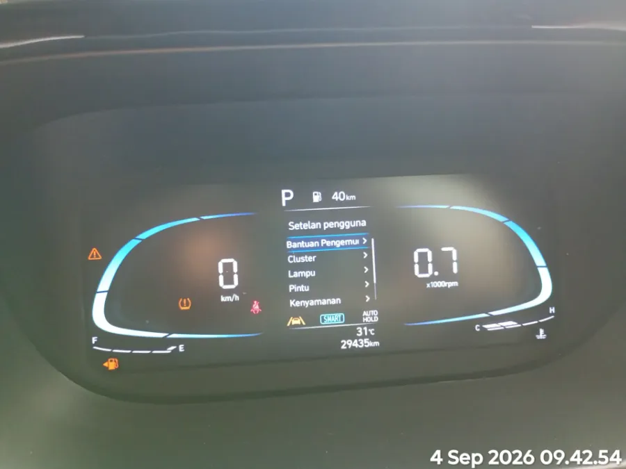 Foto Mobil Bekas Odometer Hyundai Stargazer X 1.5 Prime tahun 2024
