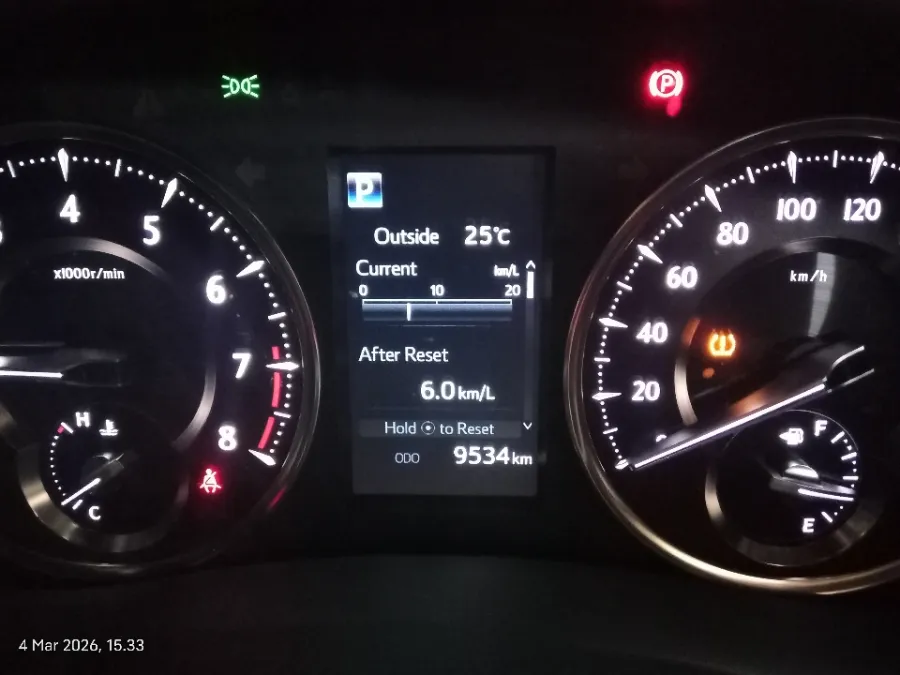 Foto Mobil Bekas Odometer Lexus LM 350 3.5 tahun 2022