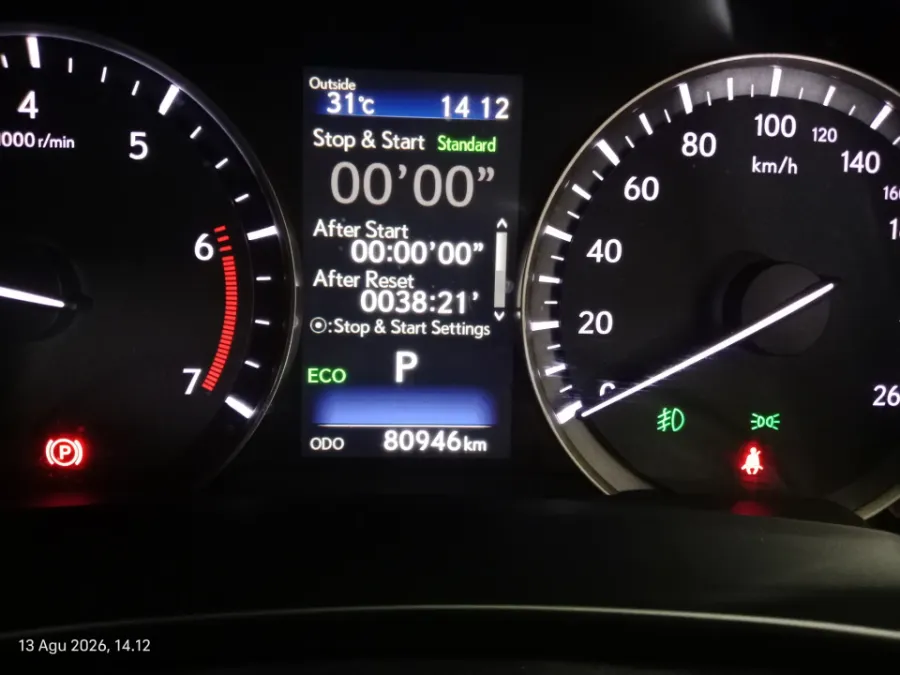 Foto Mobil Bekas Odometer Lexus RX 200t 2.0 Luxury tahun 2017