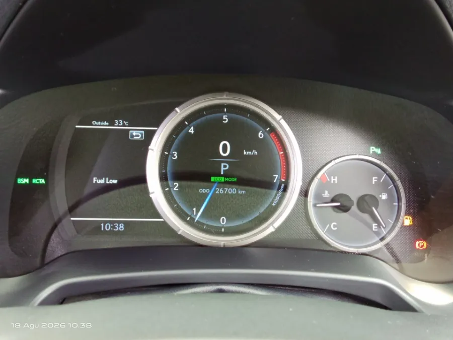 Foto Mobil Bekas Odometer Lexus RX 300 2.0 F-Sport tahun 2018