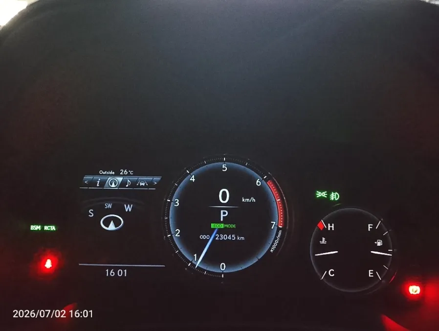 Foto Mobil Bekas Odometer Lexus RX 300 2.0 F-Sport tahun 2019