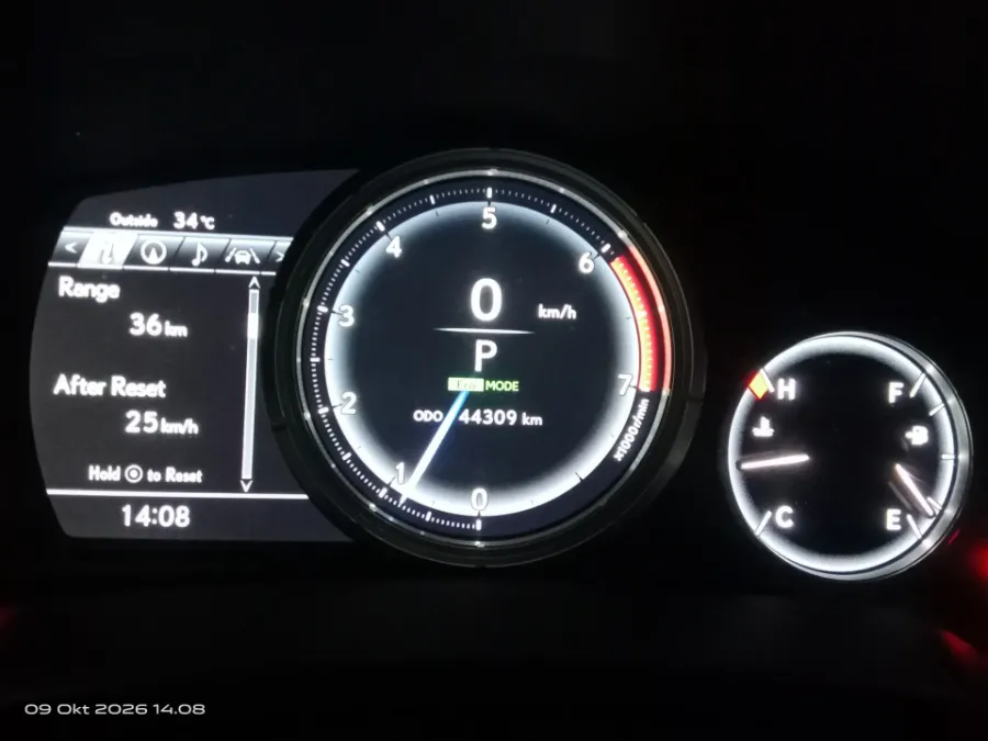 Foto Mobil Bekas Odometer Lexus RX 300 2.0 F-Sport tahun 2021
