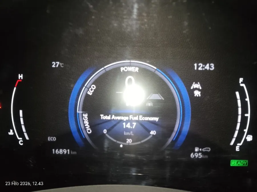 Foto Mobil Bekas Odometer Lexus RX 350 H 2.5 Luxury 4X2 tahun 2023
