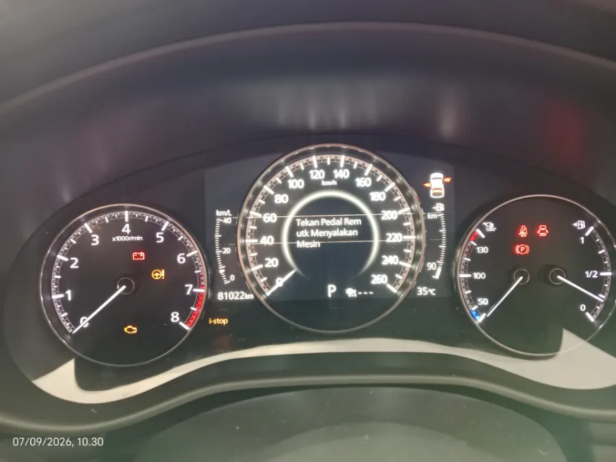 Foto Mobil Bekas Odometer Mazda 3 2.0 Skyactiv-G Hatchback tahun 2019