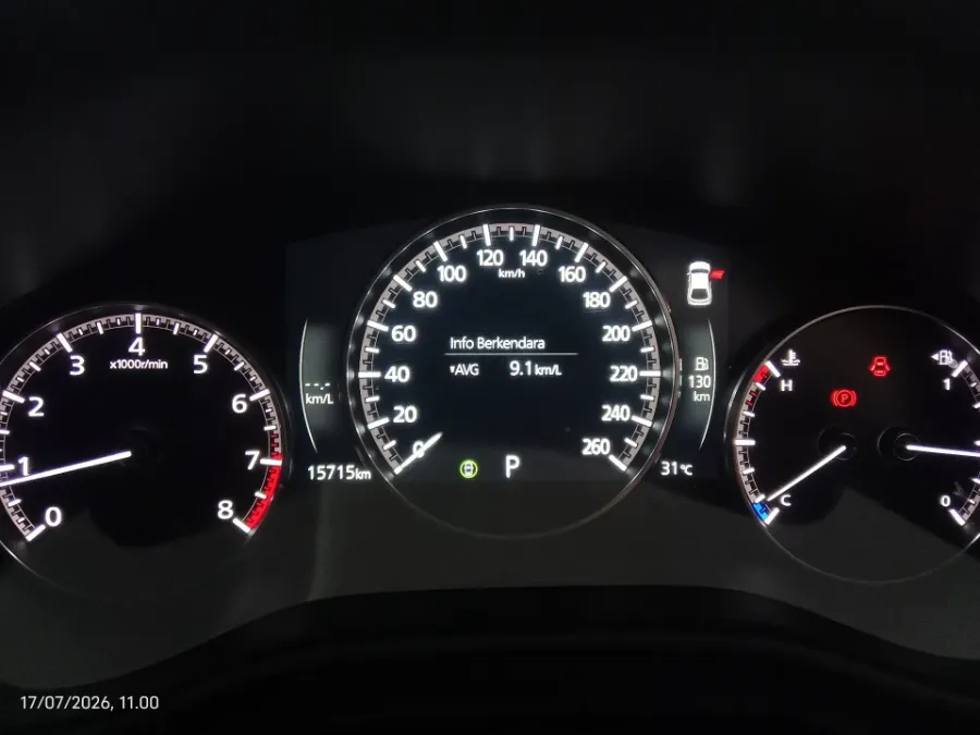Foto Mobil Bekas Odometer Mazda 3 2.0 Skyactiv-G Hatchback tahun 2025