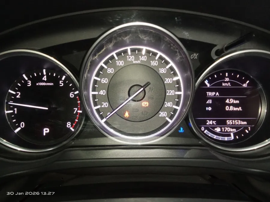Foto Mobil Bekas Odometer Mazda CX-5 2.5 tahun 2019