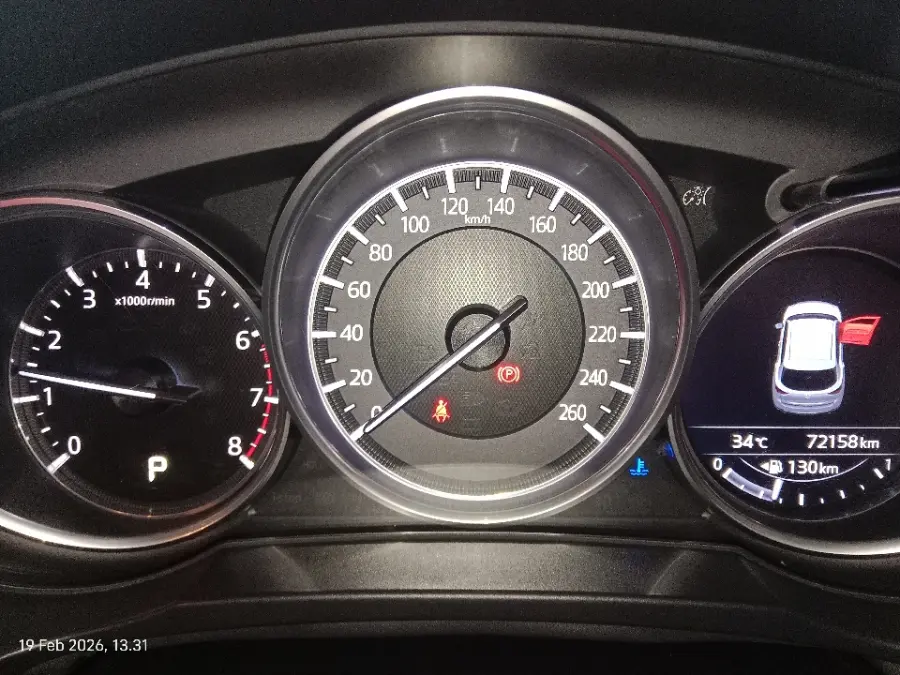 Foto Mobil Bekas Odometer Mazda CX-5 2.5 Elite tahun 2019