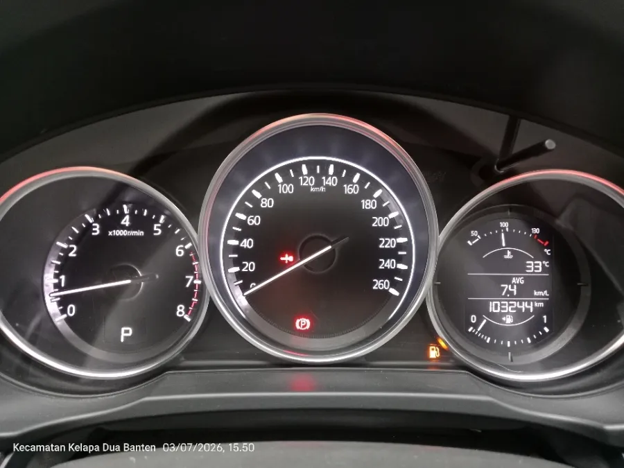 Foto Mobil Bekas Odometer Mazda CX-5 2.5 Grand Touring tahun 2020