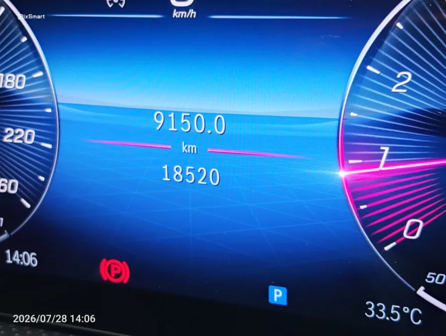 Foto Mobil Bekas Odometer Mercedes-Benz A200 1.3 tahun 2024