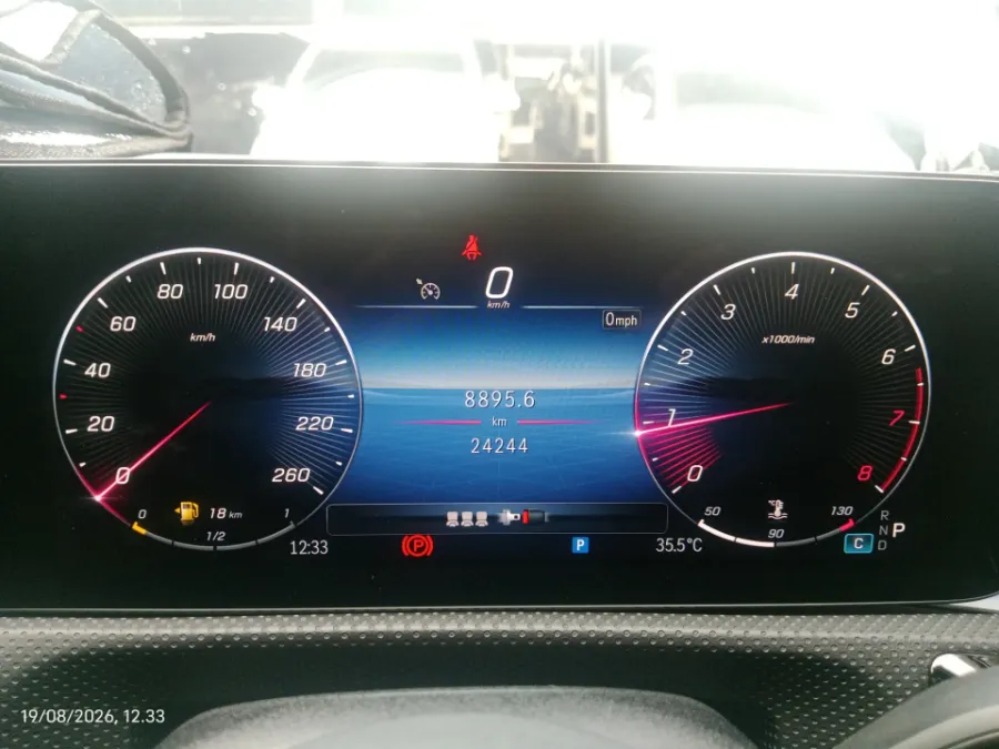 Foto Mobil Bekas Odometer Mercedes-Benz A200 1.3 tahun 2024