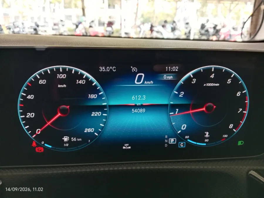 Foto Mobil Bekas Odometer Mercedes-Benz A200 1.3 Progressive Line tahun 2018