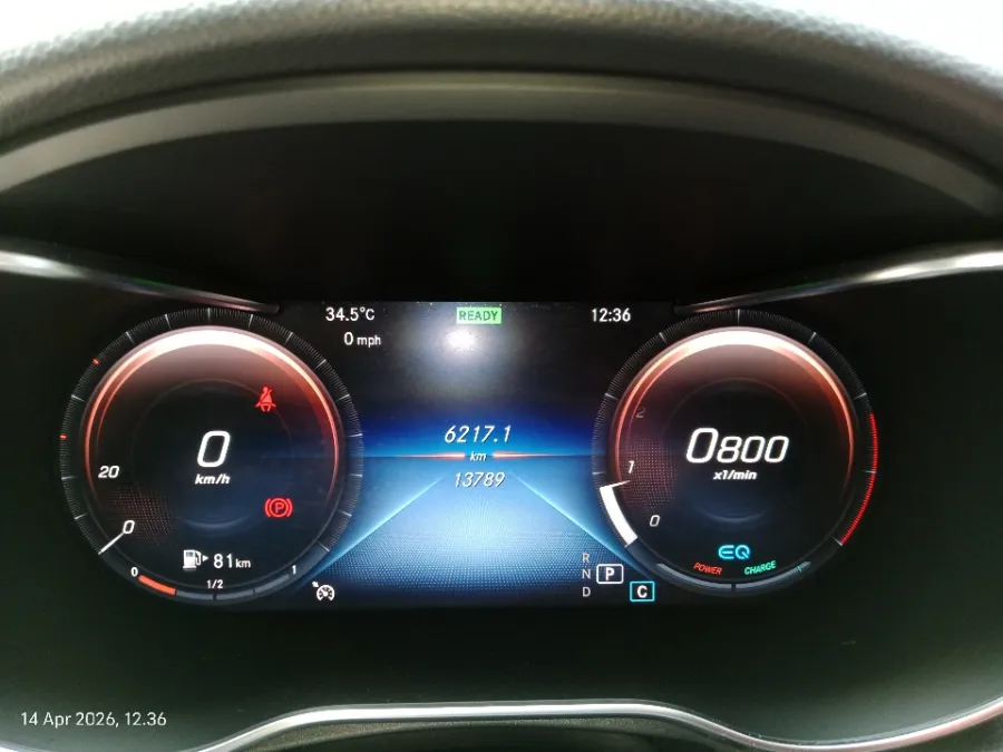 Foto Mobil Bekas Odometer Mercedes-Benz C200 1.5 tahun 2019