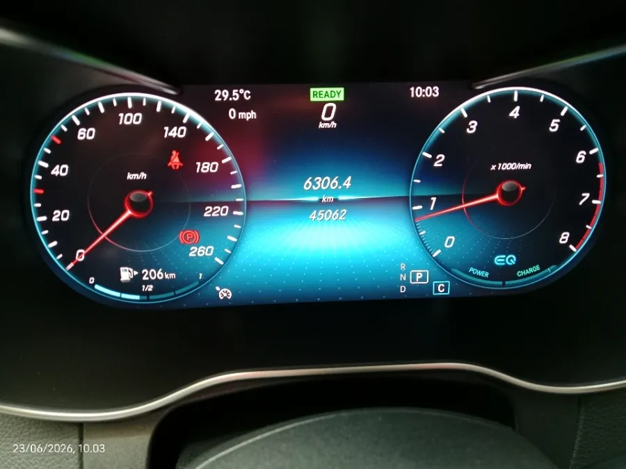 Foto Mobil Bekas Odometer Mercedes-Benz C200 1.5 tahun 2019