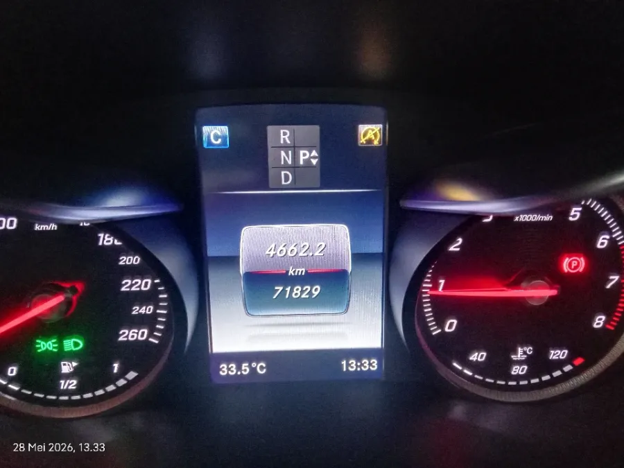Foto Mobil Bekas Odometer Mercedes-Benz C250 2.0 tahun 2016