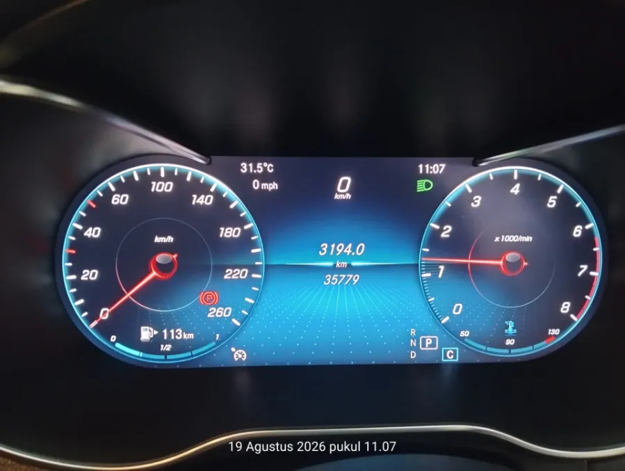 Foto Mobil Bekas Odometer Mercedes-Benz C300 2.0 tahun 2019