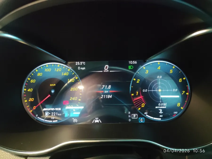 Foto Mobil Bekas Odometer Mercedes-Benz C43 3.0 tahun 2019
