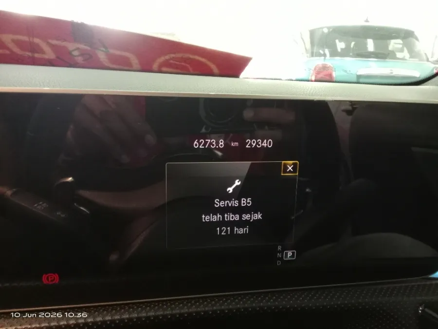 Foto Mobil Bekas Odometer Mercedes-Benz CLA200 1.3 tahun 2019