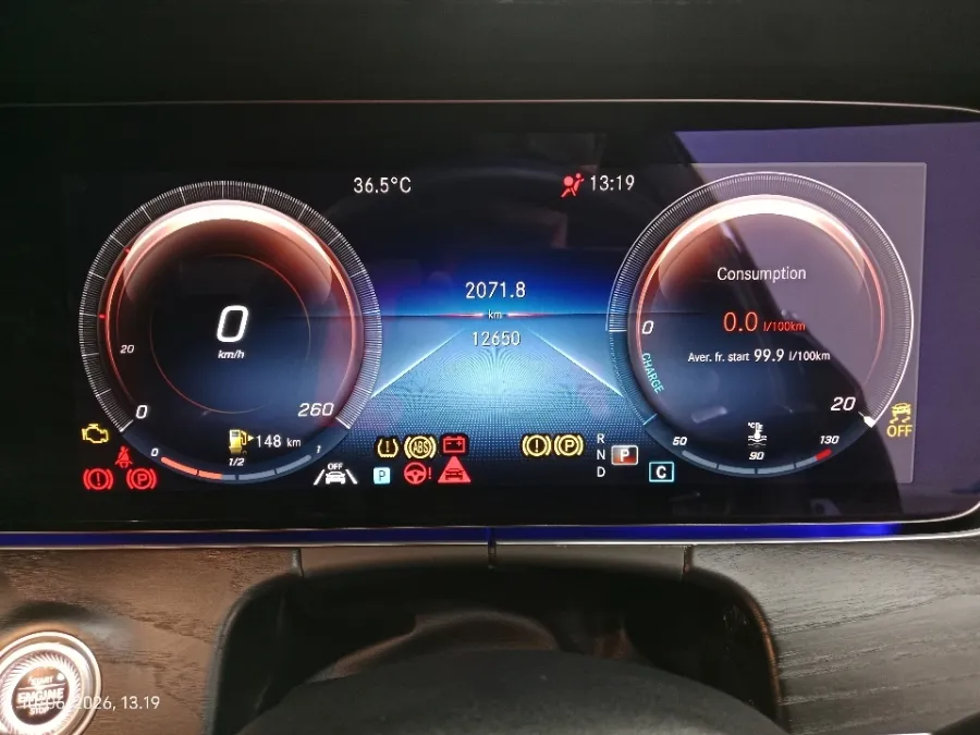 Foto Mobil Bekas Odometer Mercedes-Benz E300 2.0 tahun 2022